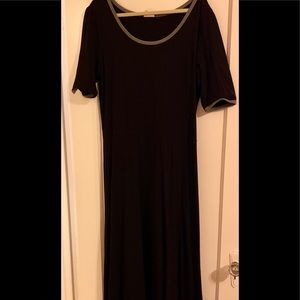 Black and olive maxi dress LulaRoe